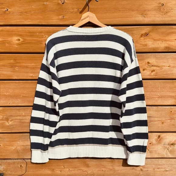 Vintage Crossings Cotton Crewneck Sweater - nautical theme - Size M - Picture 5 of 7